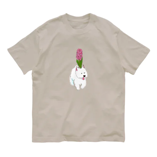 ウェスティーにヒヤシンス Organic Cotton T-Shirt