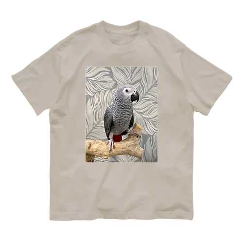 ヨウムの大吉くん Organic Cotton T-Shirt