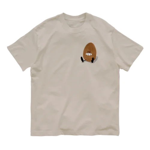 素焼きあーもんど Organic Cotton T-Shirt