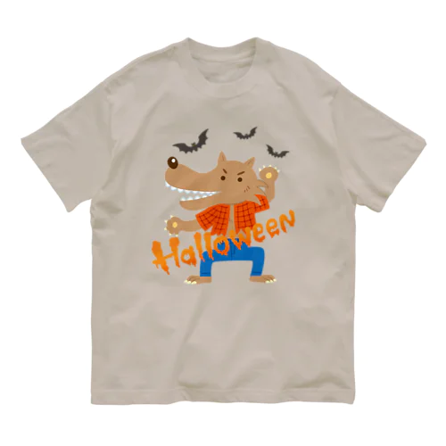 HALLOWEEN_オオカミ男 Organic Cotton T-Shirt