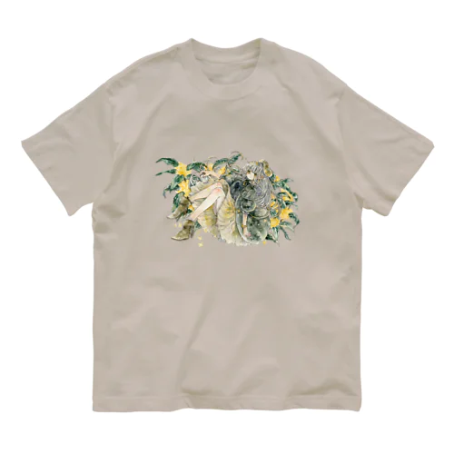 Fragrant olive オーガニックコットンTシャツ