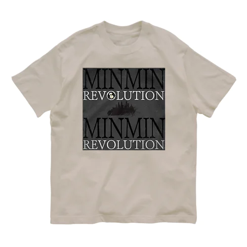 Minmin revolution ルシファ オーガニックコットンTシャツ