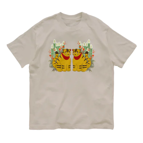 松竹梅大寅 Organic Cotton T-Shirt