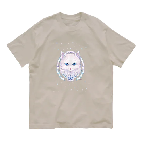 Star Cat オーガニックコットンTシャツ