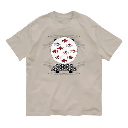 風車金魚 オーガニックコットンTシャツ