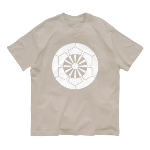 榊原康政/徳川四天王/榊原源氏車/ホワイト Organic Cotton T-Shirt