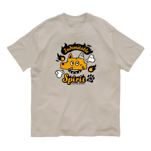 不屈の負け犬くん オーガニックコットンTシャツ