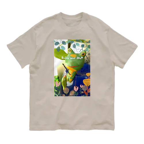 カエル君の休日 Organic Cotton T-Shirt