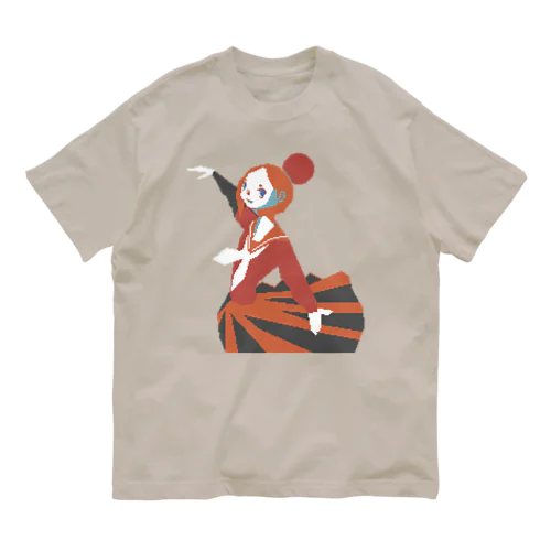 踊るお団子頭の女の子 Organic Cotton T-Shirt