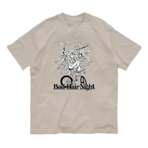 “Bad Hair Night” オーガニックコットンTシャツ