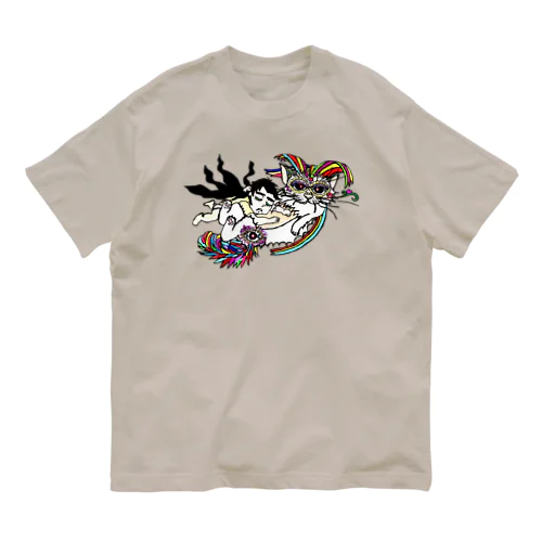 ネンネコ充電 Organic Cotton T-Shirt