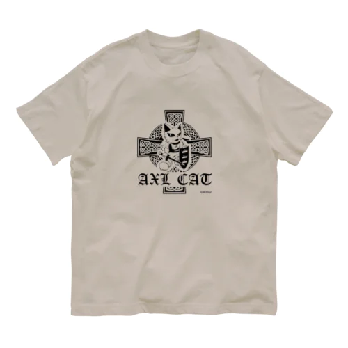 AXL CAT (KING ARTHUR) オーガニックコットンTシャツ