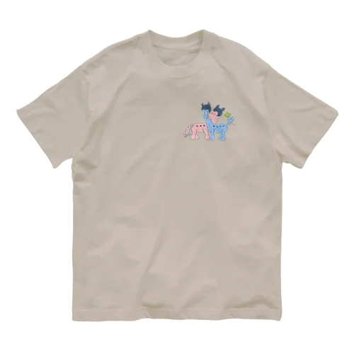 シナカル #KISS_Color オーガニックコットンTシャツ