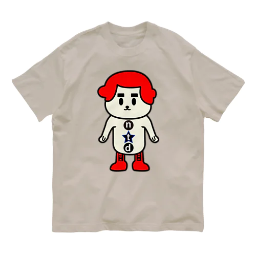 『ntdくん-red』シリーズ Organic Cotton T-Shirt