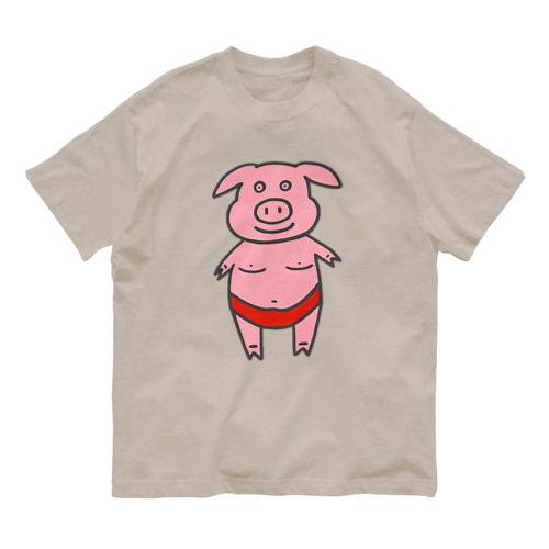 ブタ② Organic Cotton T-Shirt
