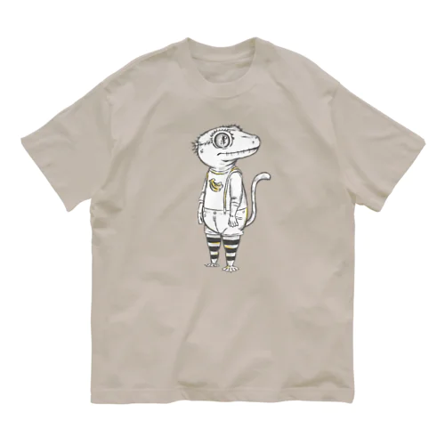 クレステッドゲッコーさん オーガニックコットンTシャツ