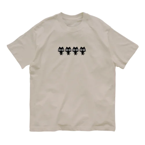 KURO-MAME オーガニックコットンTシャツ