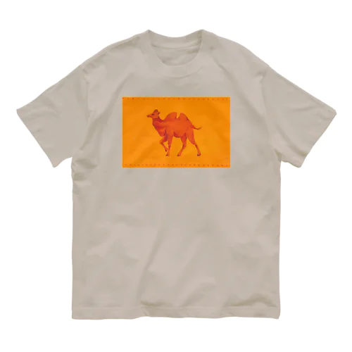 日向で嬉しい駱駝くん Organic Cotton T-Shirt