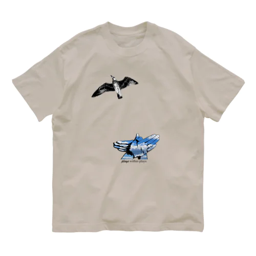 Bird Shadow オーガニックコットンTシャツ