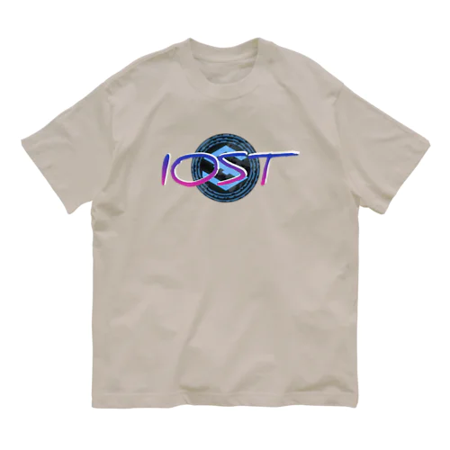 IOST【ホッパーデザイン】グラデーション（紫） Organic Cotton T-Shirt