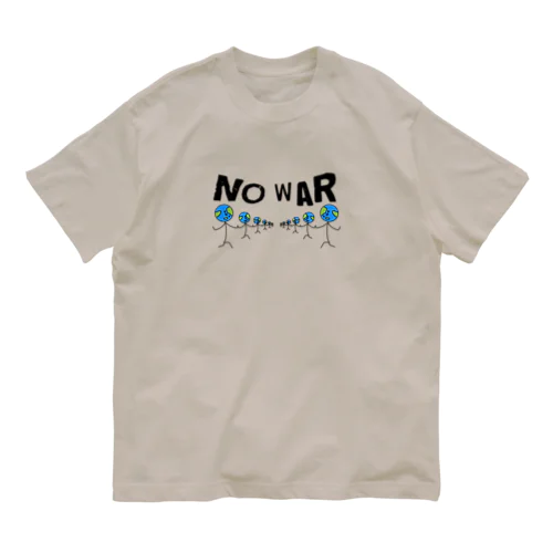 戦争反対 Organic Cotton T-Shirt