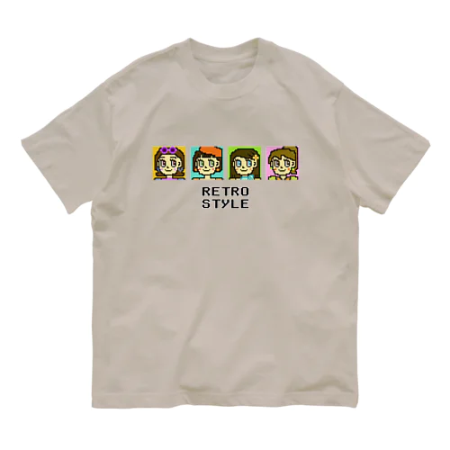 レトロスタイル Organic Cotton T-Shirt