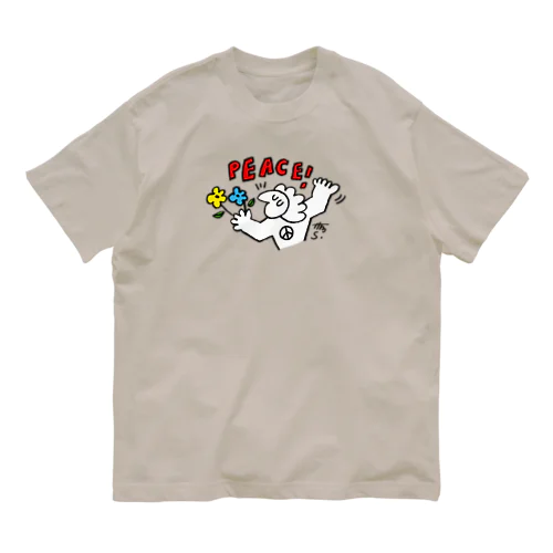 PEACE! オーガニックコットンTシャツ