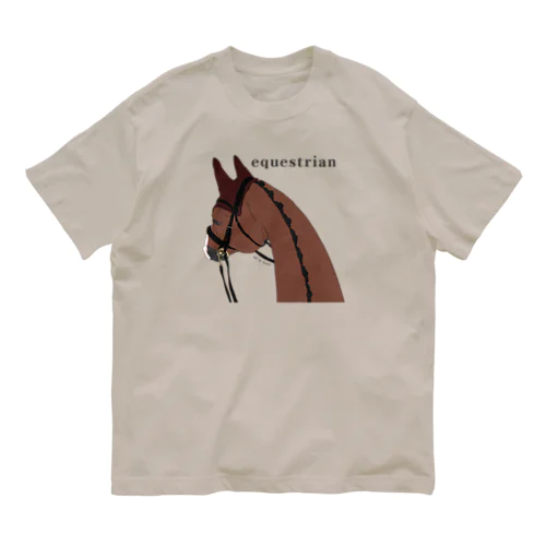 equestrian  Organic Cotton T-Shirt