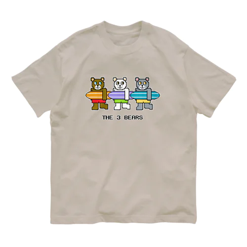 THE 3 BEARS(サーフィン) Organic Cotton T-Shirt