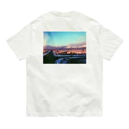 朝01 mobfilm オーガニックコットンTシャツ