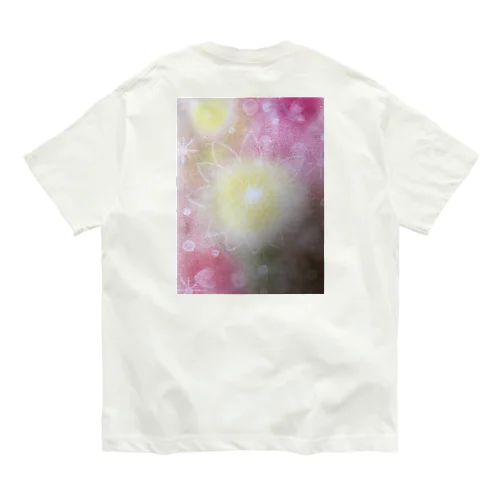 光のパステルアート　Hikari オーガニックコットンTシャツ