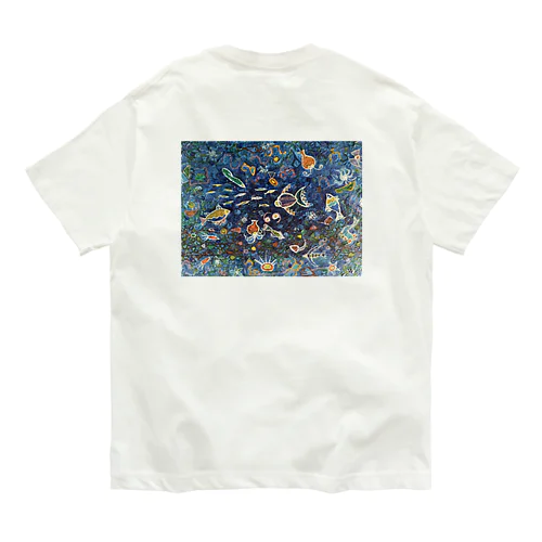 式根島の海 オーガニックコットンTシャツ