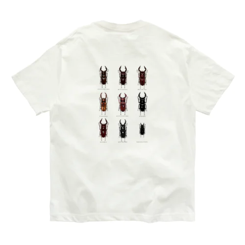 ノコギリクワガタ Organic Cotton T-Shirt