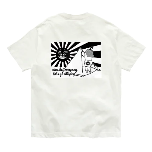 日章カラー オーガニックコットンTシャツ