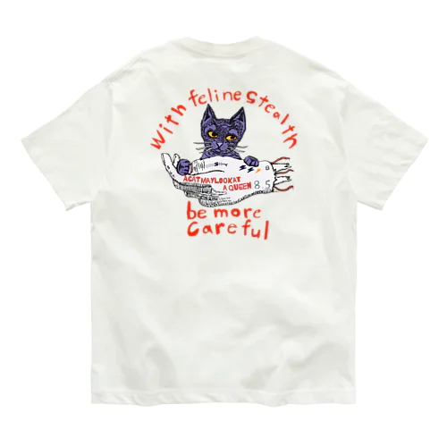 Queen T'Challa オーガニックコットンTシャツ