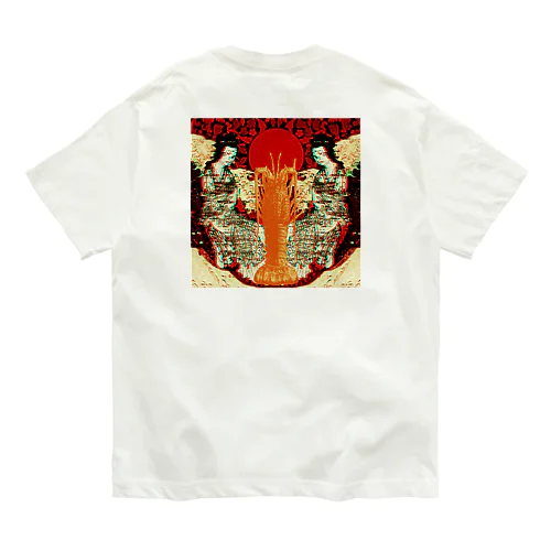 【後ﾌﾟﾘﾝﾄ】海老で鯛を釣る(一本万利)  オーガニックコットンTシャツ