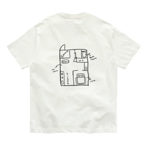 room for two オーガニックコットンTシャツ