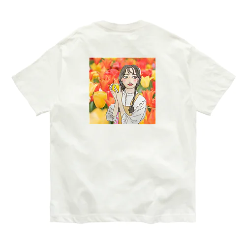 オレンジ Organic Cotton T-Shirt