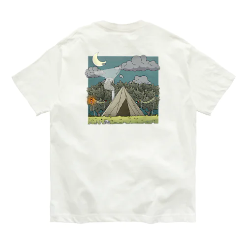 ティピーテント オーガニックコットンTシャツ