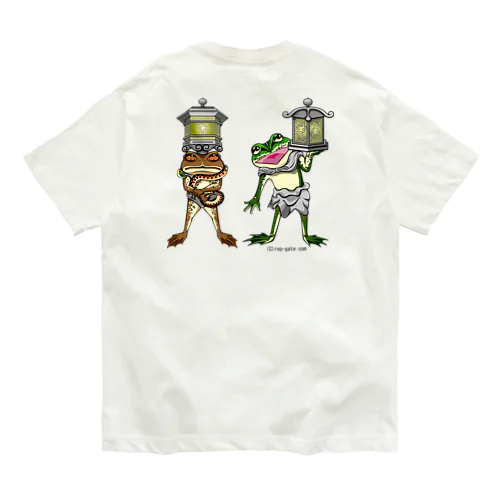 龍燈鬼・天燈鬼コンビバックプリント Organic Cotton T-Shirt