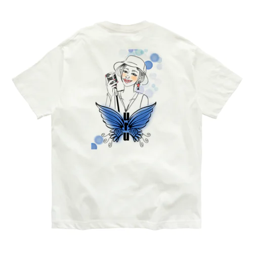 🫧🦋uru🎙ぅʓ👠💕クッション オーガニックコットンTシャツ