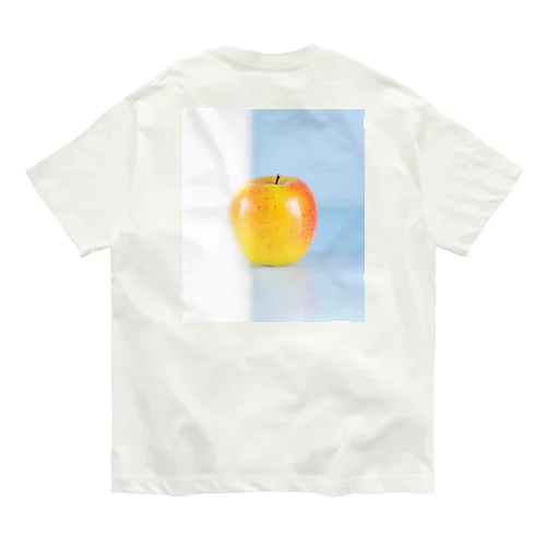 🍎［Back print］ オーガニックコットンTシャツ