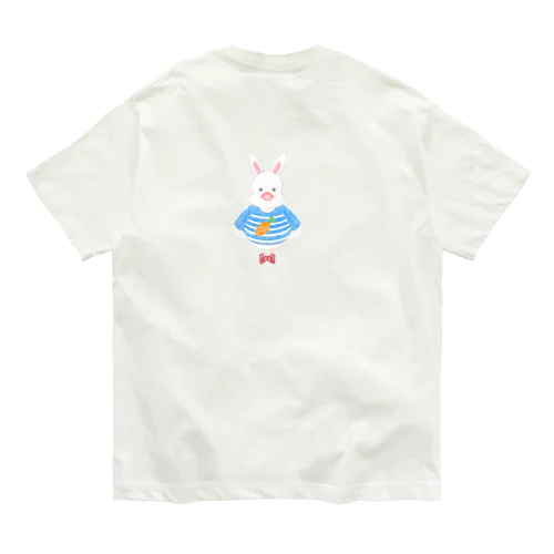 白文鳥　(干支🐰) オーガニックコットンTシャツ