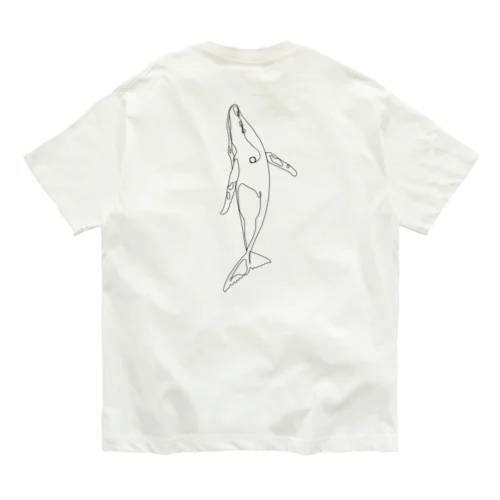 ザトウクジラ オーガニックコットンTシャツ