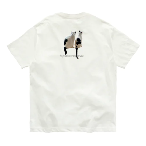 背中で語る猫達 Organic Cotton T-Shirt