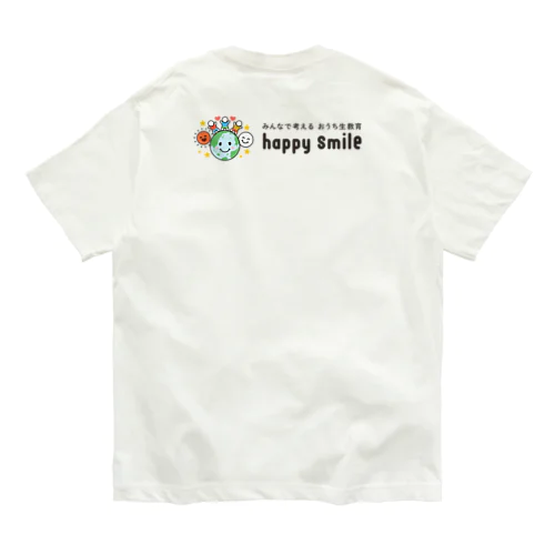 happy smile オーガニックコットンTシャツ