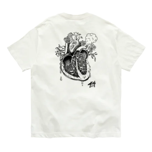 Heart オーガニックコットンTシャツ