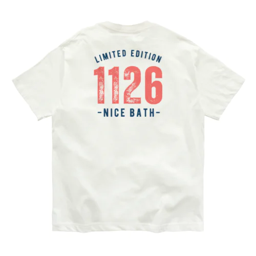 NICE BATH（両面） Organic Cotton T-Shirt