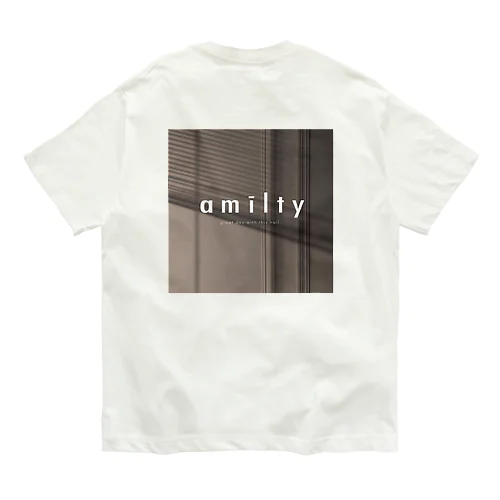 シンプルお洒落ロゴデザイン Organic Cotton T-Shirt