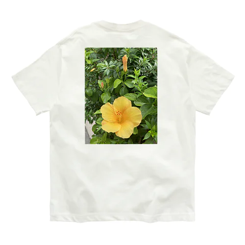 ハイビスカス Organic Cotton T-Shirt